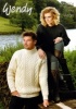 Knitting Pattern - Wendy - Traditional Aran - His & Hers Sweaters